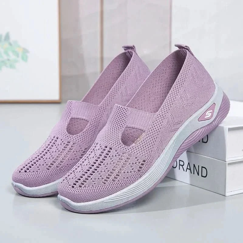 Muxinfei - Women's Breathable Mesh Slip-On Sneakers for Summer 1