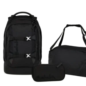 Schulrucksack-Set PACK Nordic Black 3-teilig