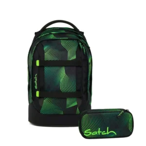 Schulrucksack-Set PACK Seismic Green 2-teilig