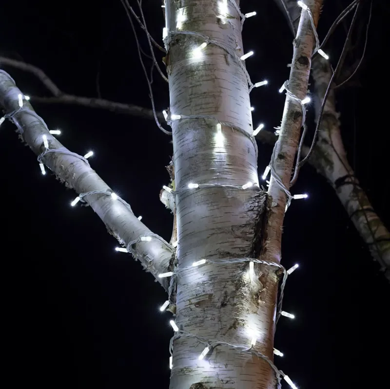 Pro Connect IP67, 190m 1900er LED Lichterkette weiß koppelbar weißes Kabel