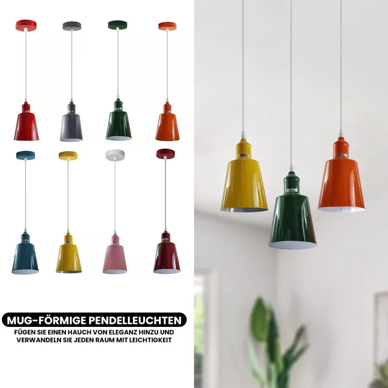 Pendelleuchte modern bunt
