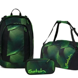 Schulrucksack-Set AIR Seismic Green 3-teilig, Kollektion 2025