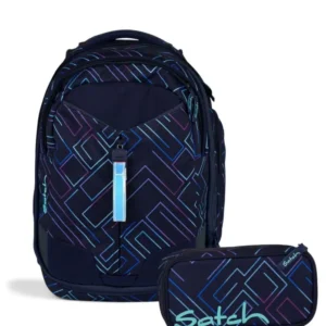 Schulrucksack-Set MATCH Purple Laser 2-teilig