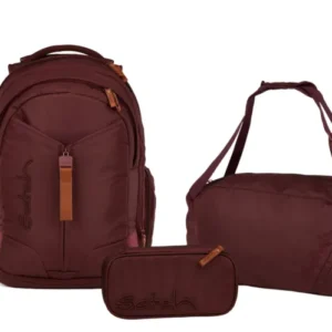 Schulrucksack-Set MATCH Nordic Ruby 3-teilig