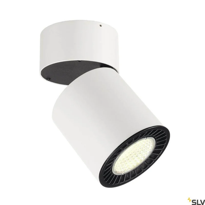 Supros XS LED Deckenaufbauleuchte Cri90, weiß, neutralweiß 4000K, moderne Deckenleuchte mit hoher Lichtleistung