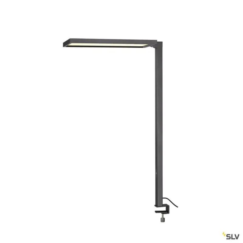 Worklight LED Tischleuchte mit Sensor, schwarze Office Tischleuchte für Bildschirmarbeitsplätze mit UGR ≤ 19, Tageslichtsteuerung und Touch-Dimmung