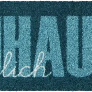 Fußabtreter klein 30x75 Zuhause Type aqua