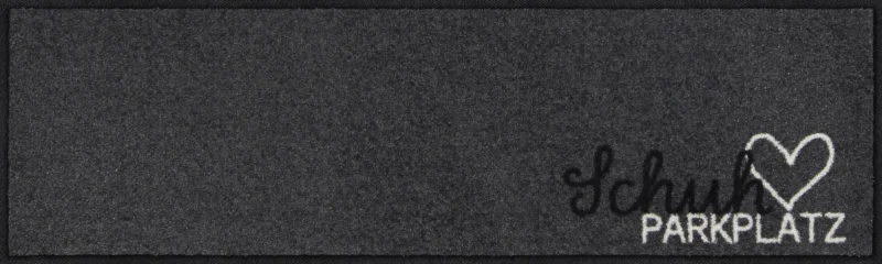 Läufer klein 30x100 Schuhparkplatz pur silber anthrazit