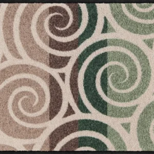 Fußmatte 50x75 Spiral Dance green