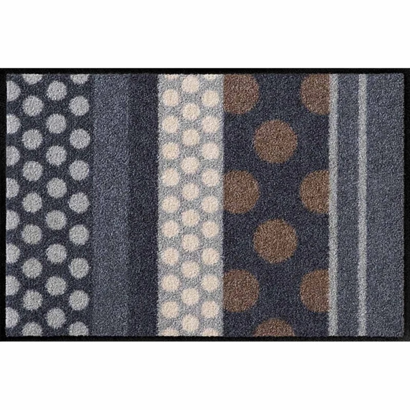 Fußmatte 75x120 Glamour Dots Grau grau