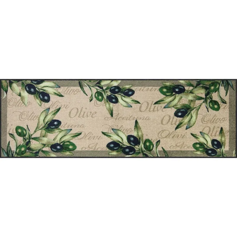 Teppichläufer 60x180 Olivo Sauberlaufmatte beige
