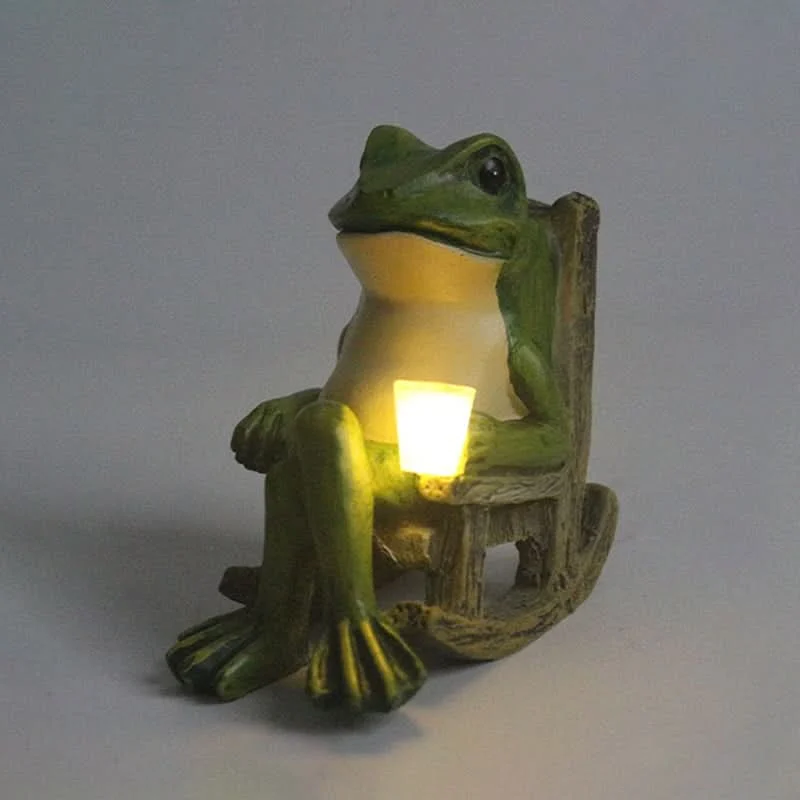 FROGLIVA – Solar Frog Garden Light for Outdoor Decor