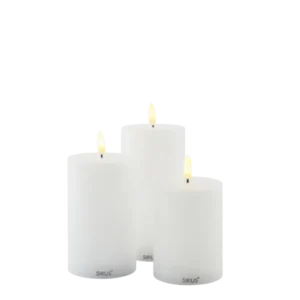 Sille Ø7,5 cm wiederaufladbare LED Kerze 3 stk