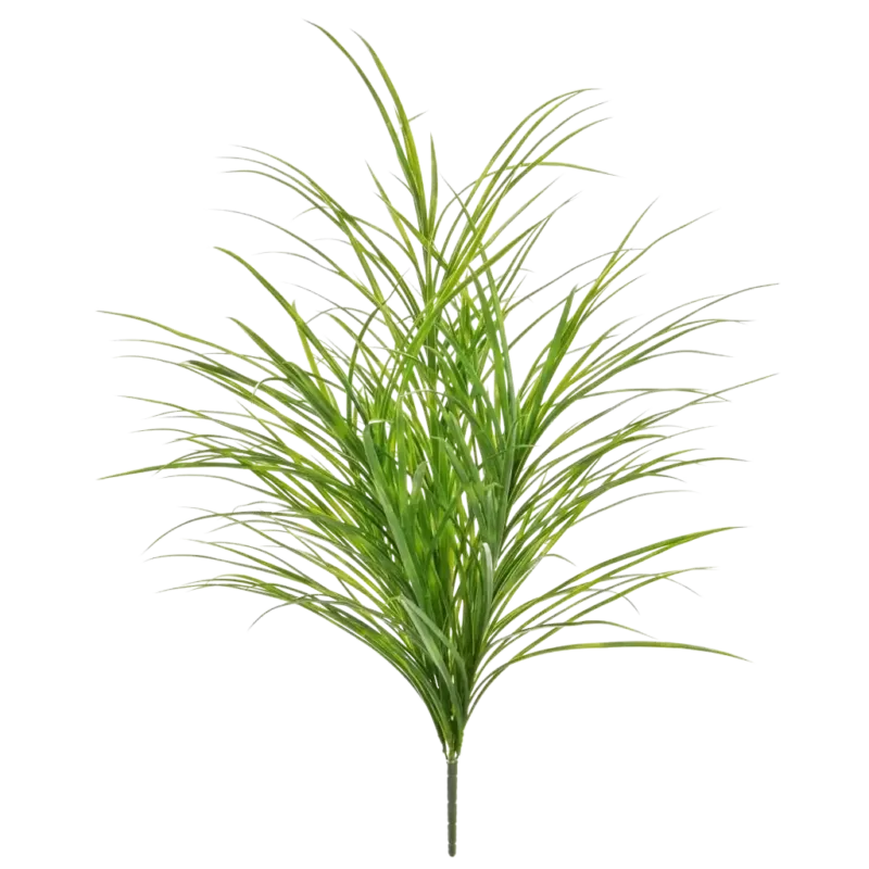 Künstliches Gras - Bernd, 80 cm, Kunstpflanze von aplanta, feuerhemmend, B1-zertifiziert, Steckpflanze, in Grün, für drinnen