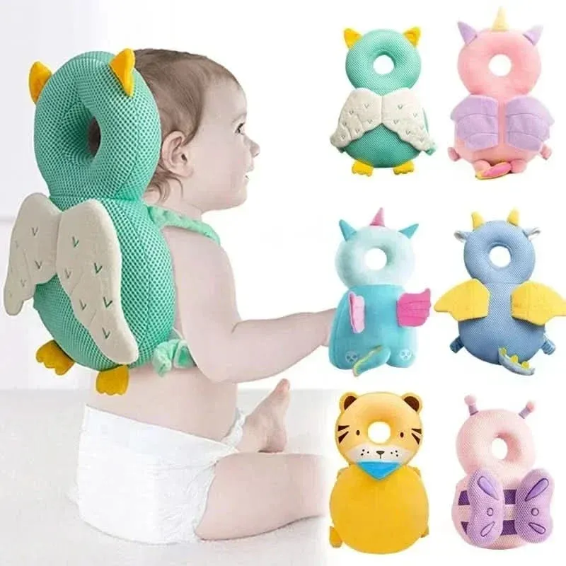 Toddler Head Protector Cushion - Breathable Safety Pad with Adjustable Buckle 0
