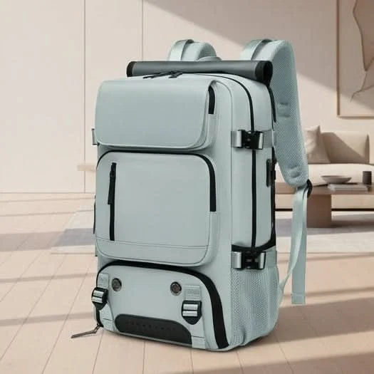 TravelMax - Large Waterproof Travel Backpack with USB Charging Port 1