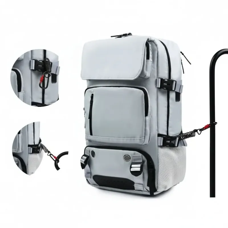 TravelMax - Large Waterproof Travel Backpack with USB Charging Port 3