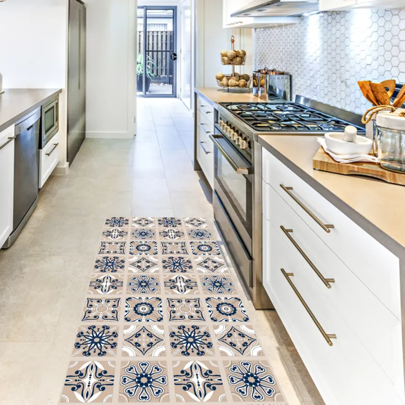 Skiathos Waterproof Kitchen Mat