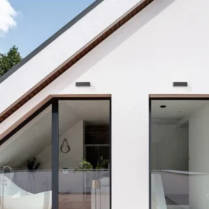 Videno LED Außenwandleuchte 3000K Anthrazit IP65 moderne Fassadenleuchte für Außenbereiche