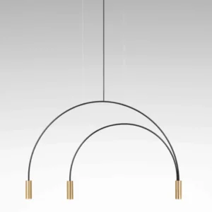 VOLTA - LED-Bogenleuchte 3536 - 3flammig - Nahtrang Studio - estiluz