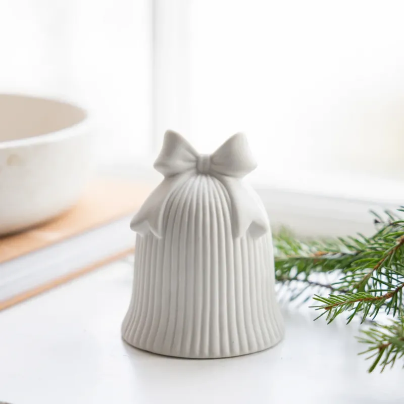 Weihnachtsdeko Klocksjön - weiß