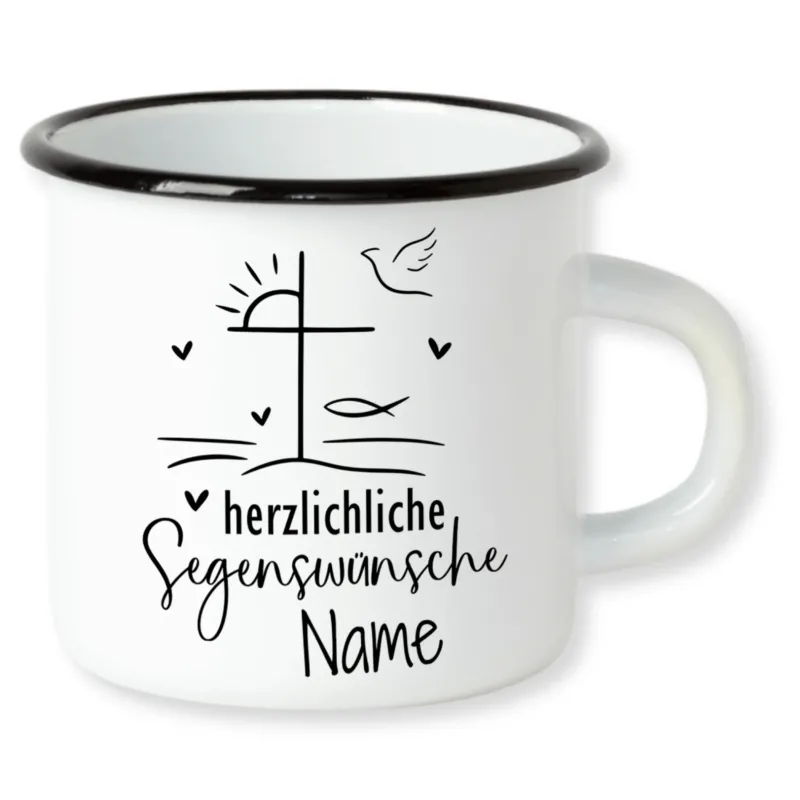 Emaile Becher Taufe - Herzliche Segenswünsche für den besonderen Tag