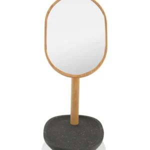 Acacia Make - up Mirror 17x11x24 cm - Exporgin - Global Shopping Site