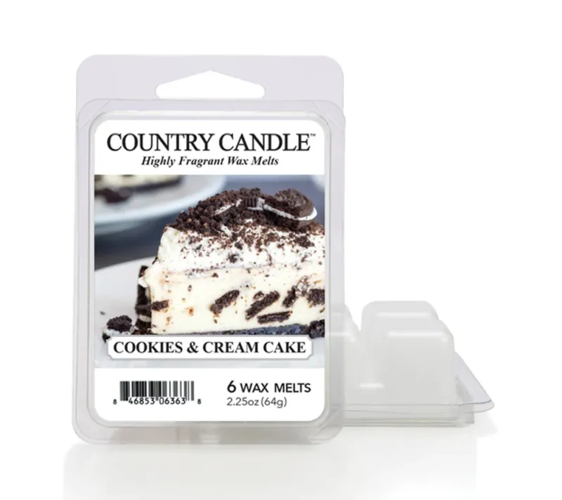 Cookies & Cream Cake Wax Melts online bestellen – Vanille, Schokolade & Karamellduft, 6er Pack