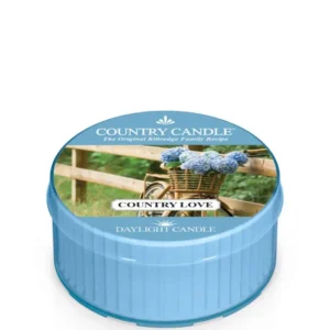 Country Candle Country Love Duftkerze – Frische Moschus-, Rosen- & Kräuternoten für Frühlingsmomente