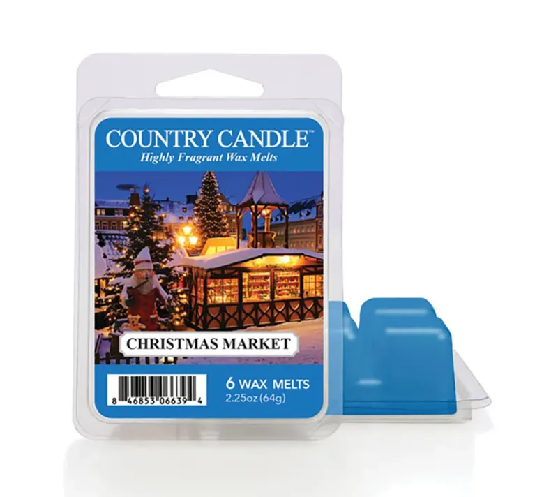 Christmas Market Wax Melts online bestellen – festlicher Duft mit Zitrus, Gewürzen & Vanille, 6er Pack