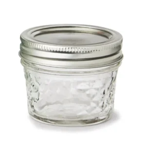 Quilted Crystal Jelly Ball Mason Jar kaufen – Gemusterte Gläser mit Silberdeckel, ideal zum Aufbewahren & Dekorieren