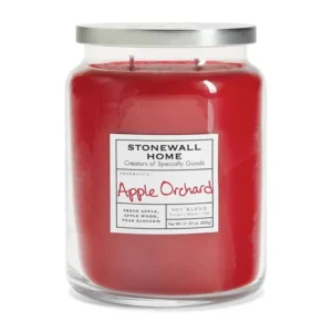 Apple Orchard Duftkerze von Stonewall Kitchen kaufen – Herbstlicher Apfelduft mit Apfelholz & Birnenblüten