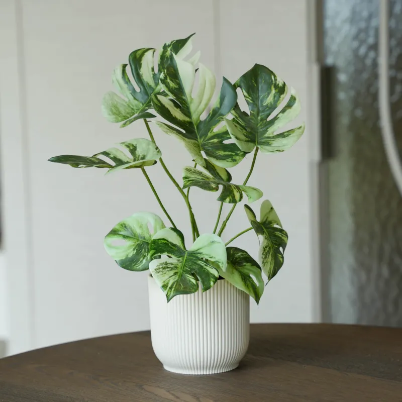 Monstera bush in pot 40cm - Artificial plant