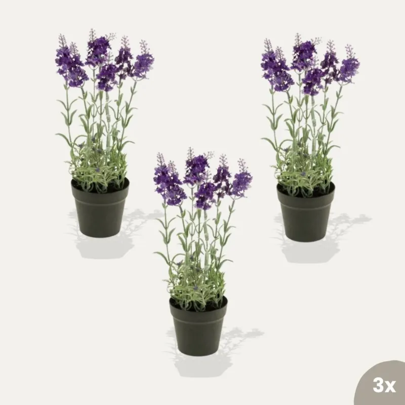 Lavender 3pcs - Artificial Plants - Bundle set
