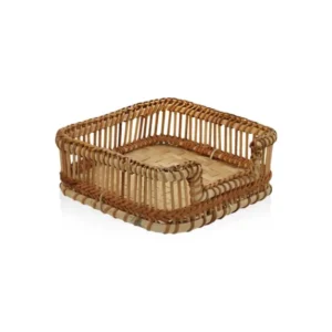 Bamboo Napkin Holder Natural 18x4x6 cm - Exporgin - Global Shopping Site
