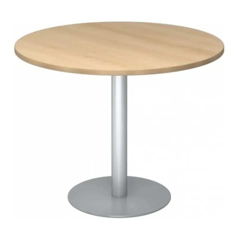 BISTRO F100R S | Besprechungstisch | Ø 100 | Silber - System Konferenztisch - buerostuhl24