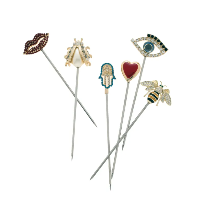 Cocktailspieße "Lucky Charm" – 6er-Set von Joanna Buchanan