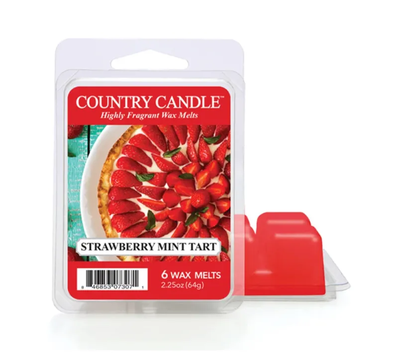 Wax Melts Strawberry Mint Tart, 6er Pack Strawberry Mint Tart von Country Candle ❤️ Große Auswahl an Düften ✓ Versandkostenfrei ab 39 € ✓ Versand 1-3 Tage ✓ Jetzt bestellen!