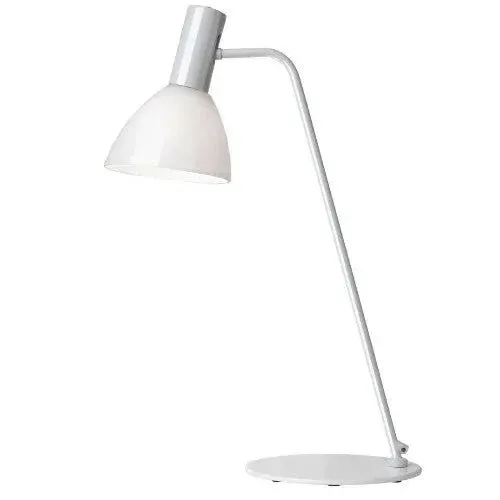 Design Schreibtischleuchte mit Dimmer Blanco weiß Tischlampe