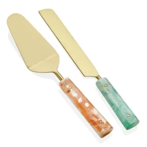 Duo Cake Serving Set, 2 Pieces – Elegant and Durable Dessert Utensils - Exporgin - Global Shopping Site