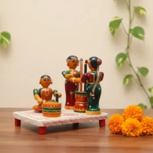 Handcrafted Etikoppaka Pasupu Kotnam Marriage Ritual Set