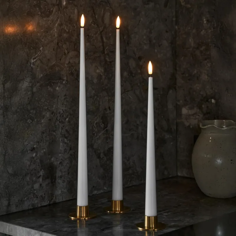 Ester & Erik LED Stabkerzen 2er Set - 10 silky