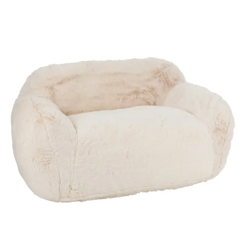 J-Line Sofa Cutie Creme Large – Modernes Design-Sofa in Creme/Beige mit zeitloser Eleganz