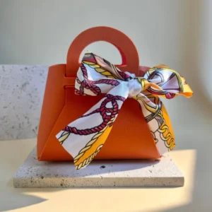 Mini-Geschenktasche Eleganz Originalität Orange