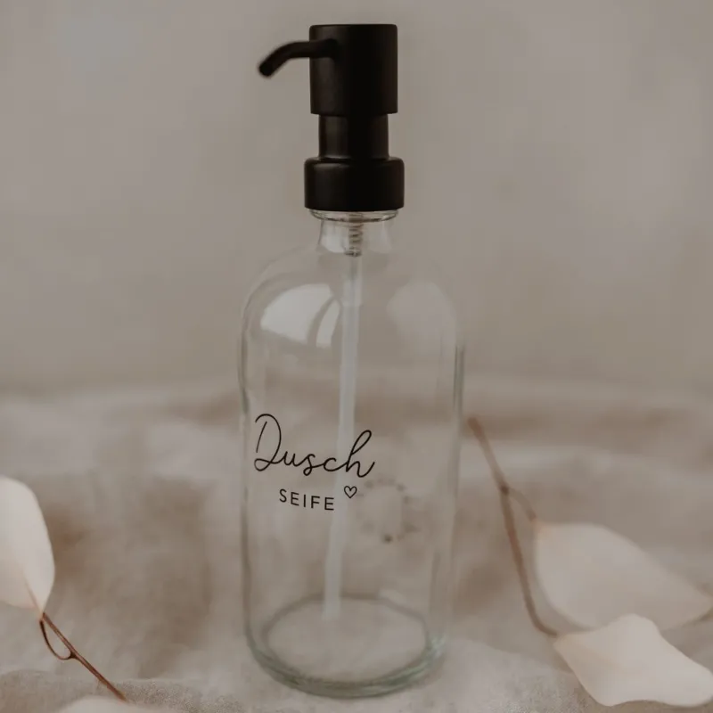 Seifenspender Duschseife 500ml - Glas