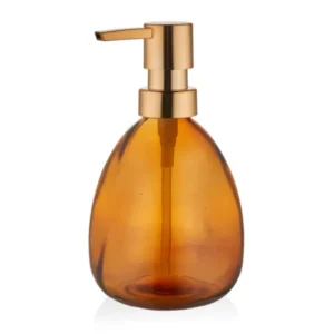 Globo Liquid Soap Dispenser Amber 360 ml - Exporgin - Global Shopping Site