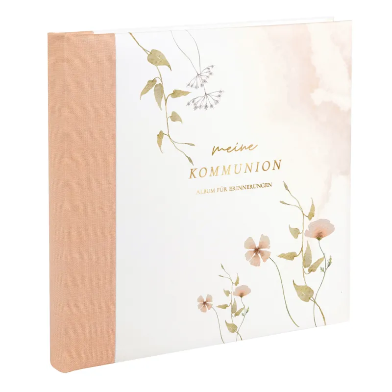 Fotoalbum Kommunion/Konfirmation Blütenzauber, 25x25 cm, 58+4 Seiten