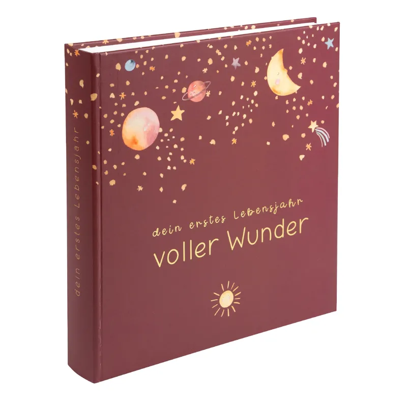 Babyalbum voller Wunder Weltraum, 30x31 cm, 58+4 Seiten
