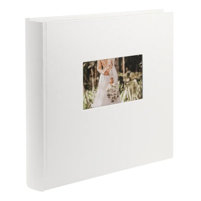 Fotoalbum Romeo mit Fenster, 30x31 cm, 100 Seiten