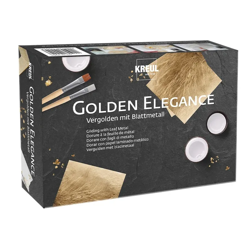Blattmetall Set: Golden Elegance